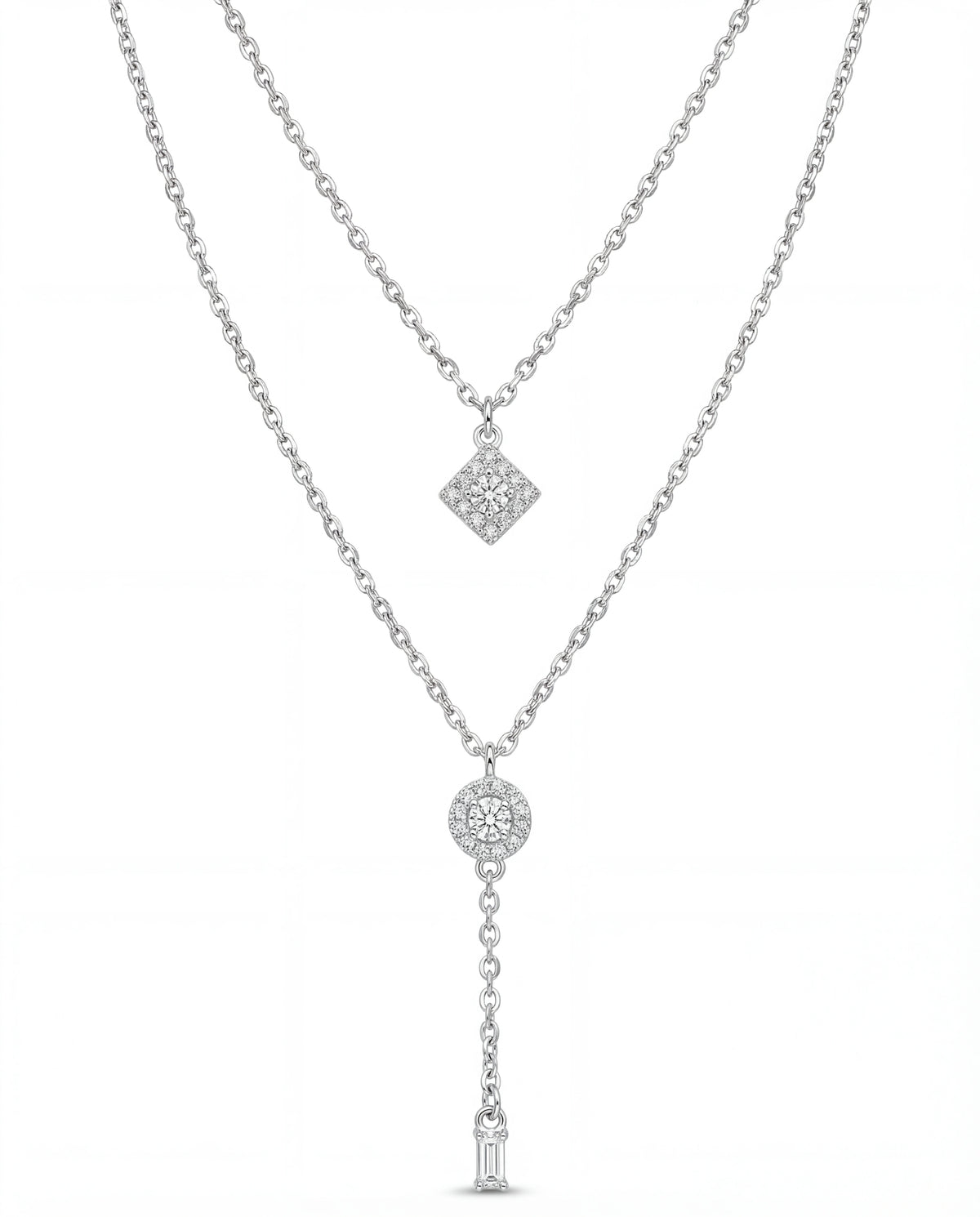 Celeste Arc Pendant Necklace