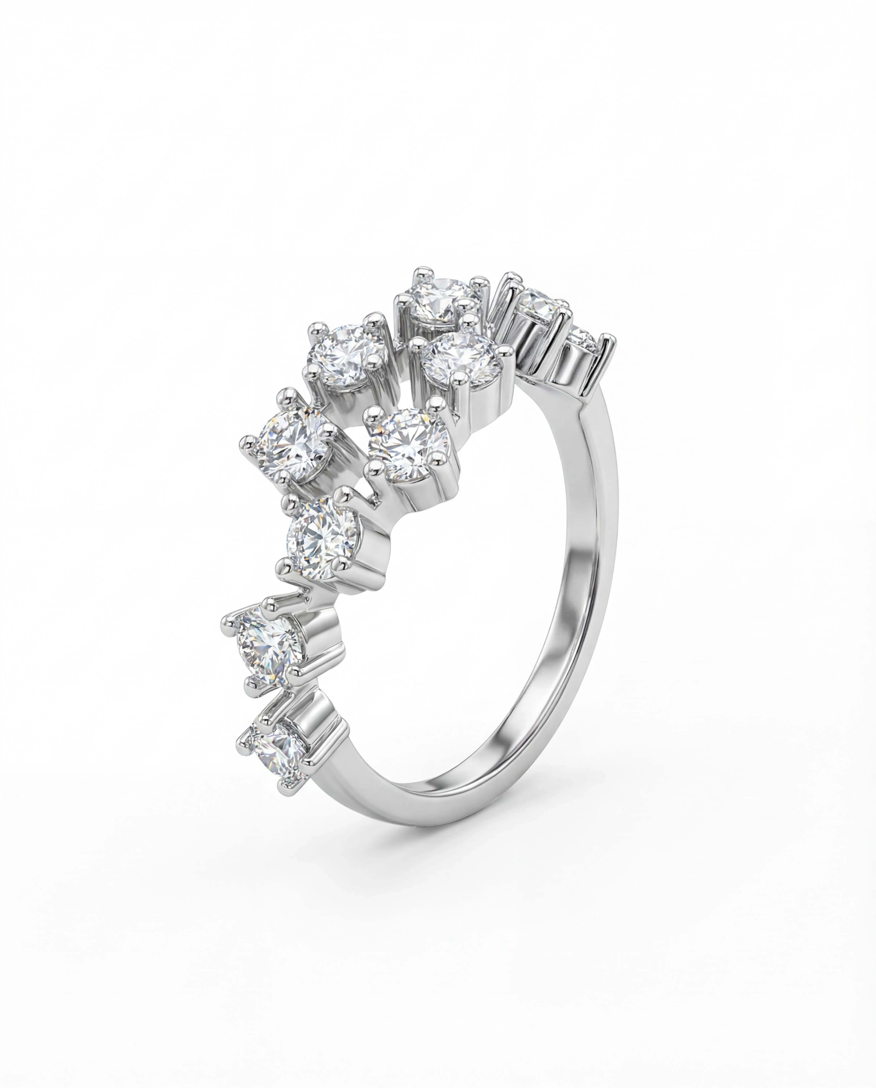 Crown Arc Statement Ring