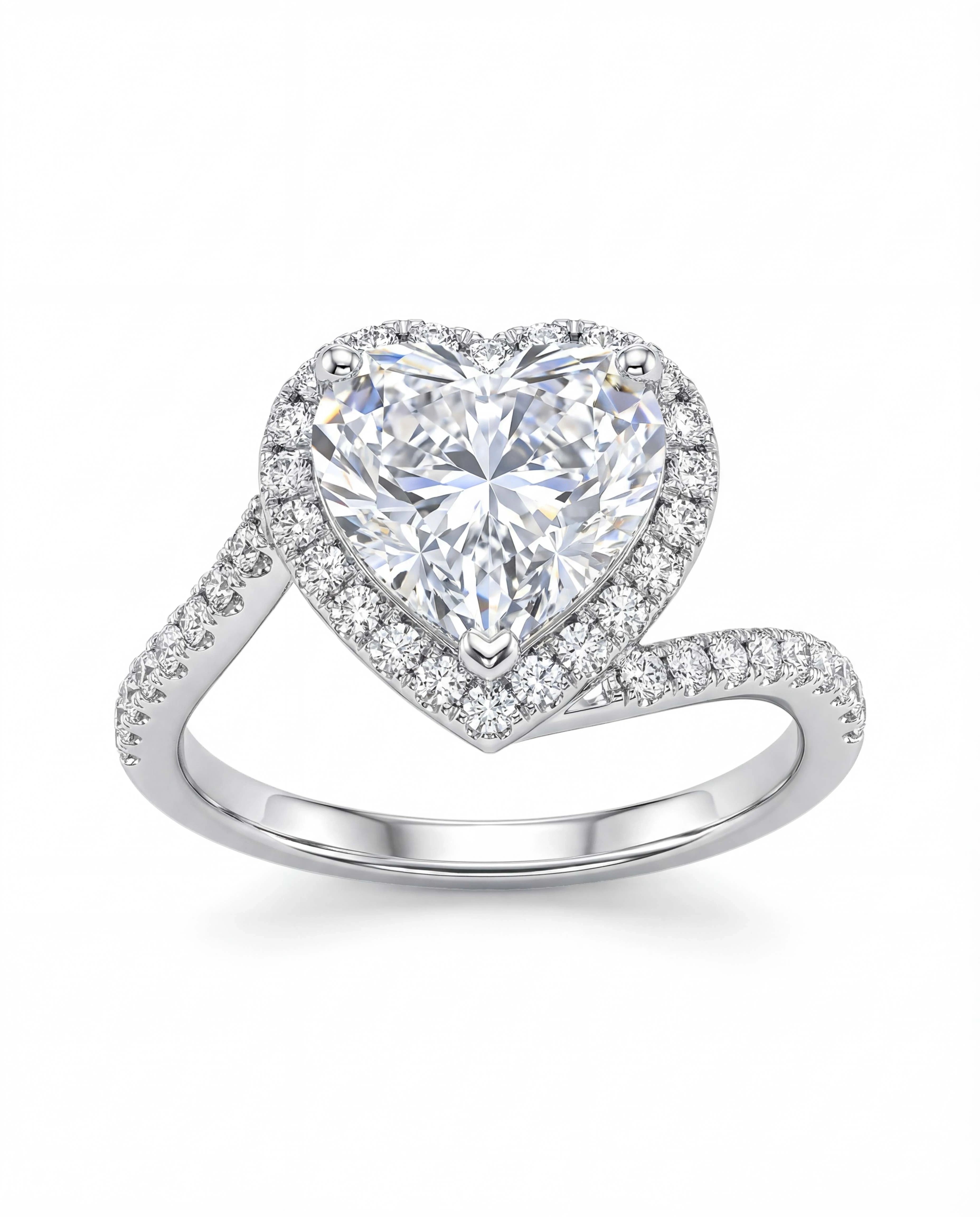 Eternal Heart Halo Ring