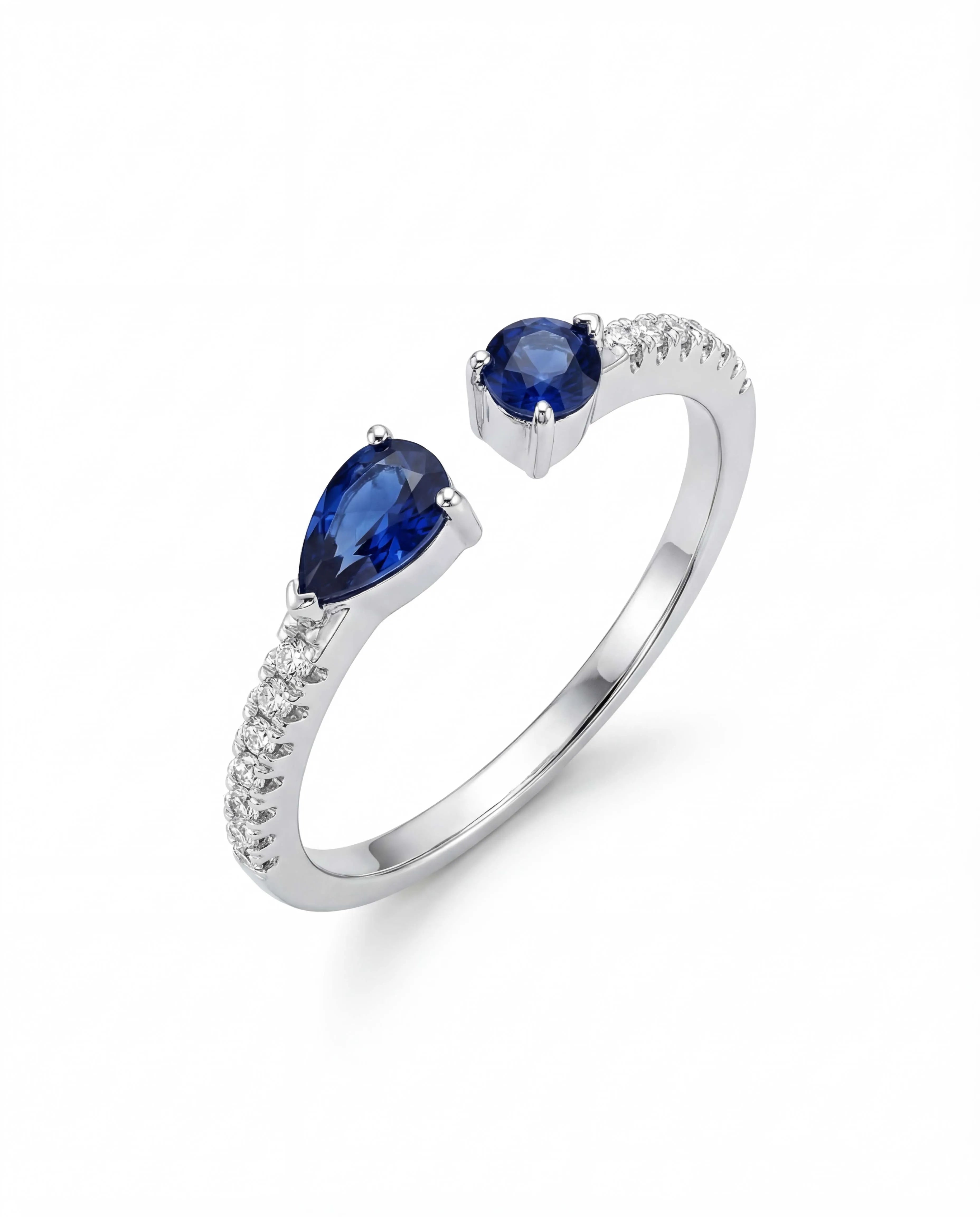 Celeste Dual Sapphire Ring